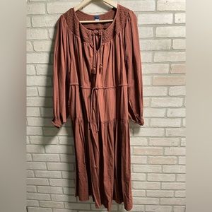 Old navy rustic orange Dress XL